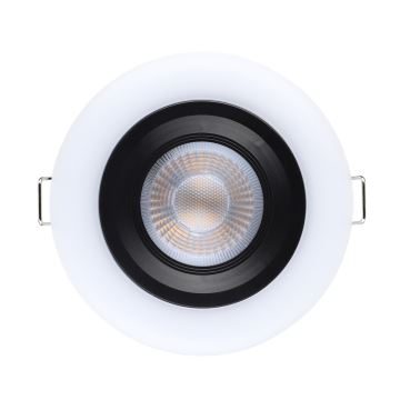Eglo - KOMPLEKTAS 3x LED įleidžiamas lubinis šviestuvas 3xLED/4,8W/230V juoda