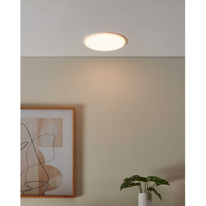 Eglo - LED įleidžiamas lubinis vonios šviestuvas LED/18W/230V diametras 21,5 cm IP65