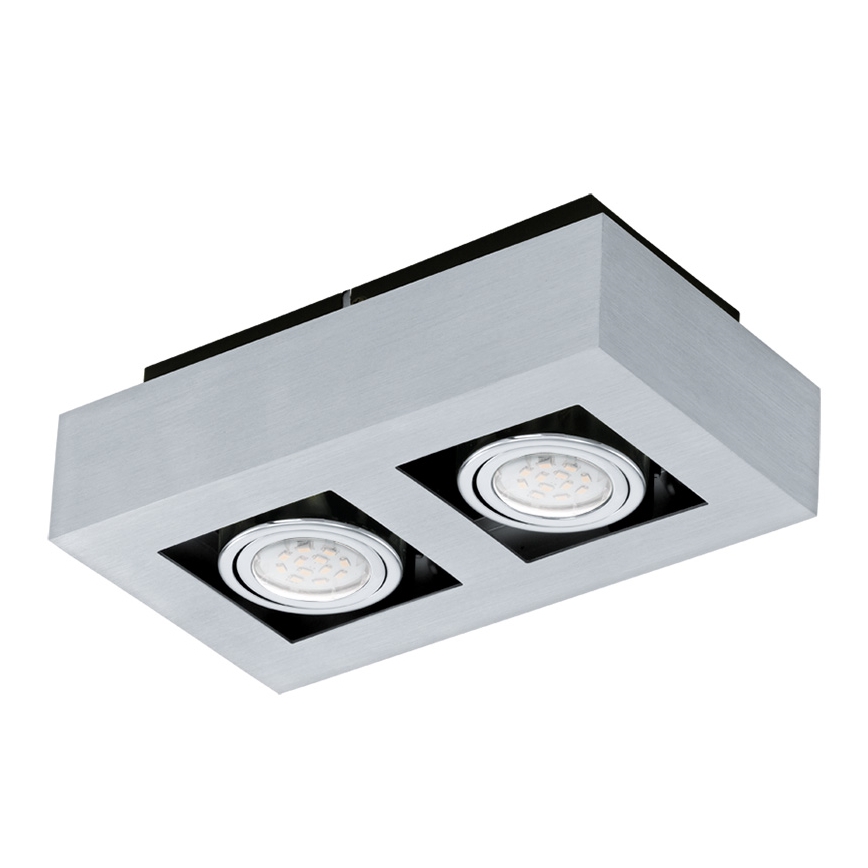 Eglo - Lubinis LED šviestuvas 2xGU10-LED/5W/230V