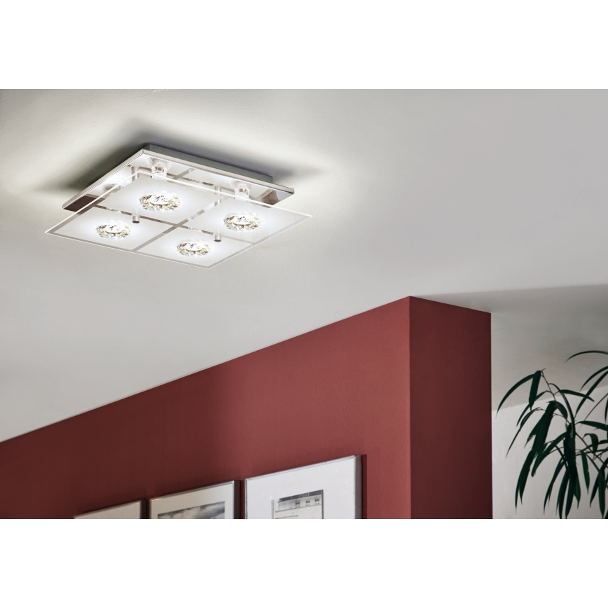 Eglo 93783 - LED Lubinis šviestuvas RONCATO 4xGU10/3W/230V