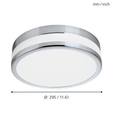 Eglo - LED vonios šviestuvas 1xLED/24W/230V