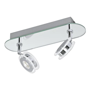 Eglo 95278 - LED akcentinis vonios šviestuvas AGUEDA 2xLED/3,3W/230V IP44