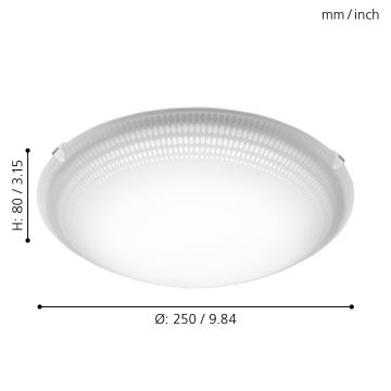 Eglo - LED lubinis šviestuvas LED/8,2W/230V