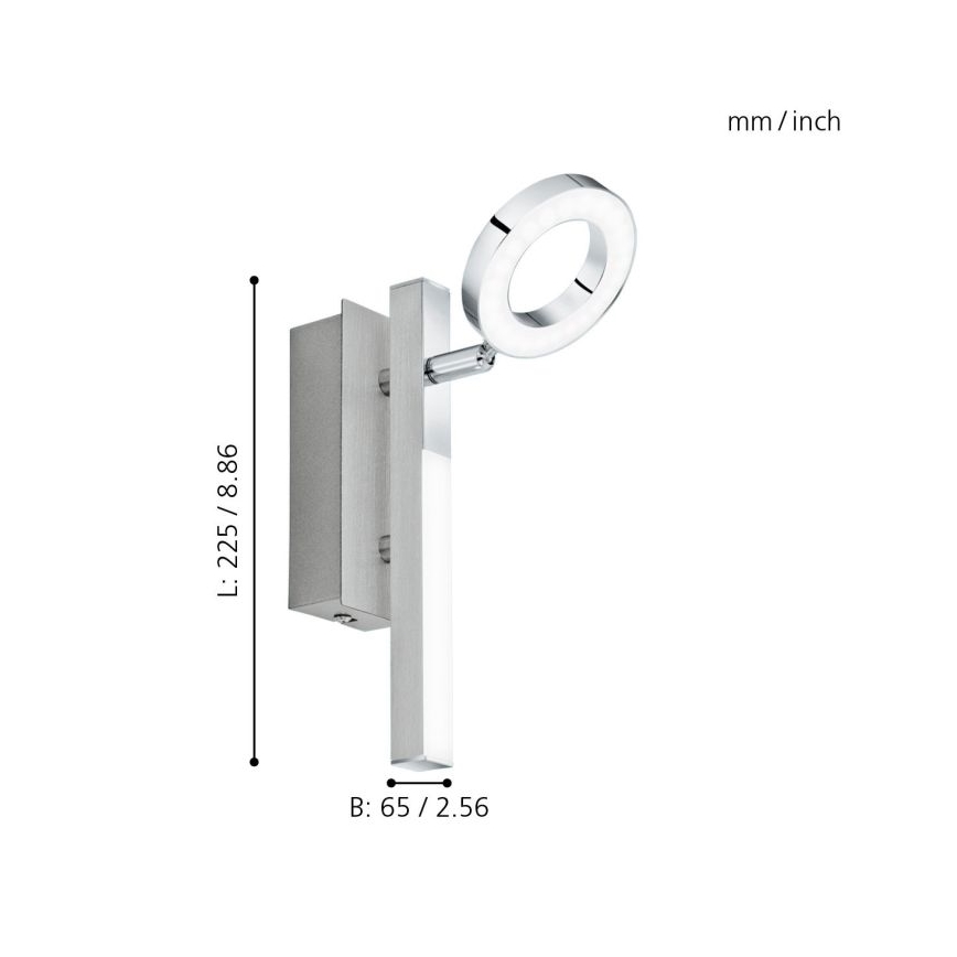 Eglo - Akcentinis šviestuvas LED/3,2W + LED/2,2/230V