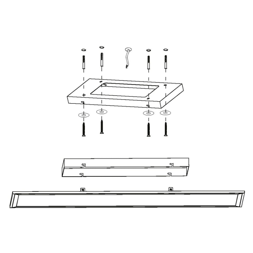 Eglo - Pritemdoma LED panelė LED/30W/230V + Nuotolinio valdymo pultas