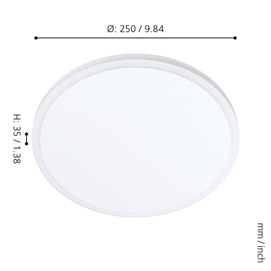 Eglo - LED lubinis šviestuvas LED/11,4W/230V