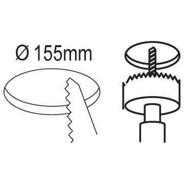 Eglo - LED Įleidžiamas šviestuvas LED/10,5W/230V