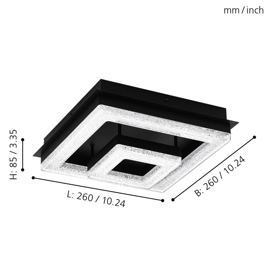 Eglo - LED lubinis šviestuvas LED/12W/230V