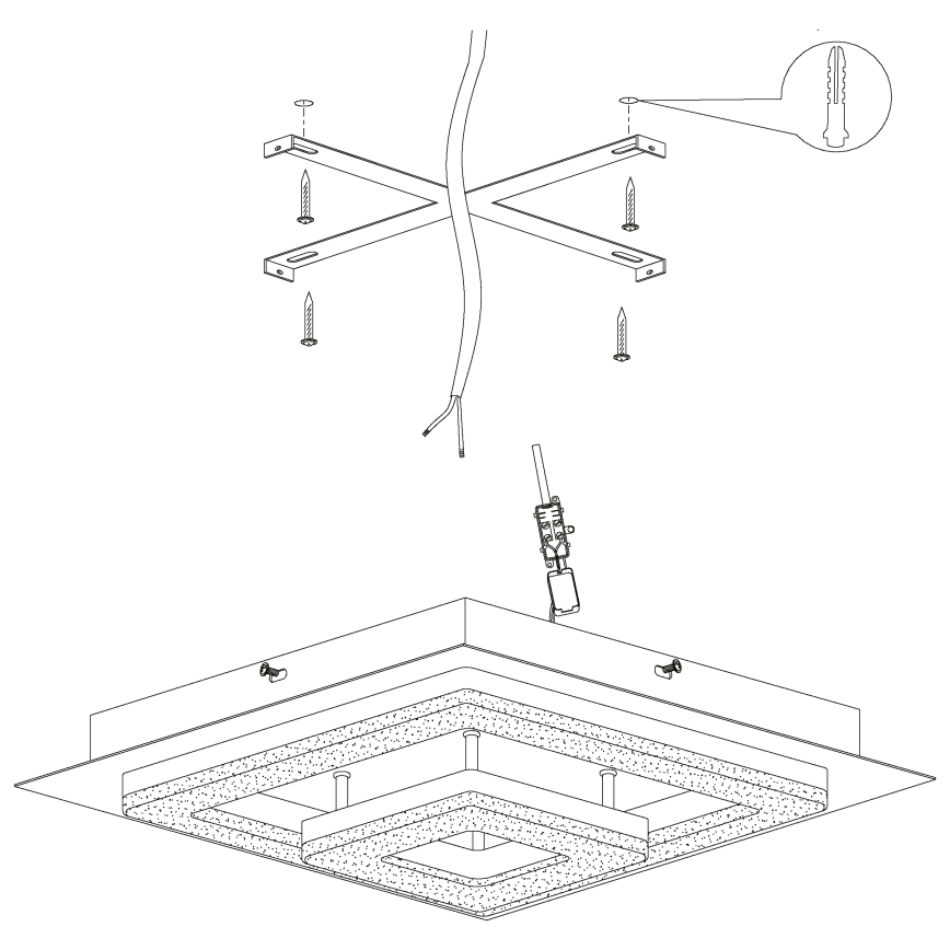 Eglo - LED lubinis šviestuvas LED/12W/230V