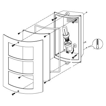 Eglo - Lauko sieninis šviestuvas 1xE27/40W/230V IP44