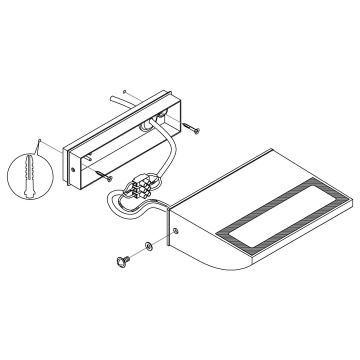 Eglo - LED Lauko sieninis šviestuvas LED/10,5W/230V IP44