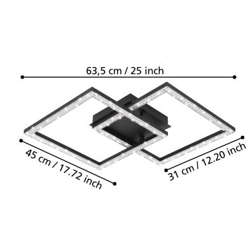 Eglo - LED Lubinis šviestuvas LED/21W/230V