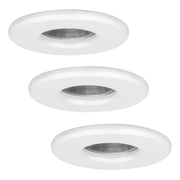 Eglo - KOMPLEKTAS 3x LED vonios šviestuvas IGOA 1xGU10/3,3W/230V IP44