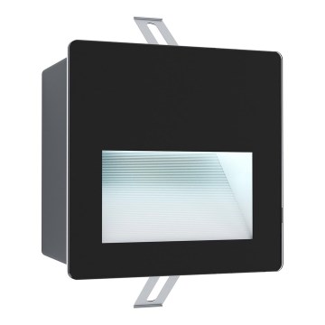 Eglo - LED Lauko įleidžiamas šviestuvas LED/3,7W/230V IP65 juodas