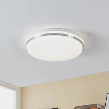 Eglo - LED Vonios lubinis šviestuvas LED/15,6W/230V IP44 chromas