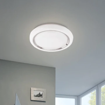 Eglo - Pritemdomas sieninis LED šviestuvas CAPASSO-C LED/17W/230V