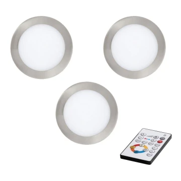 Eglo - RINKINYS 3x LED Reguliuojamas lubų šviestuvas TINUS LED/6W/230V + VP