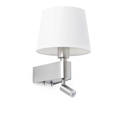 FARO 29976 - LED Sieninė lempa ROOM 1xE27/15W/230V + 1xLED/3W