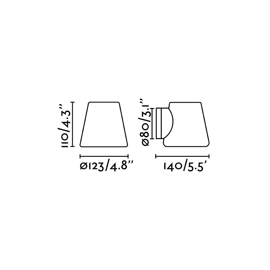 FARO 63510 - Vonios sieninis šviestuvas BIANCA 1xG9/6W/230V IP44