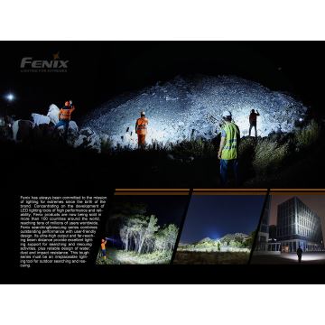 Fenix LR50R - LED Įkraunamas žibintuvėlis4xLED/USB IP68 12000 lm 58 valandos