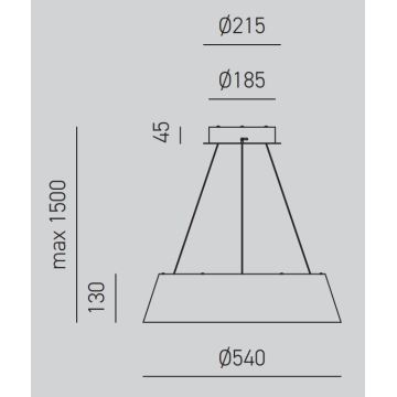 Gea Luce JULIETTE S B - LED Reguliuojamas pakabinamas sietynas JULIETTE LED/50W/230V balta