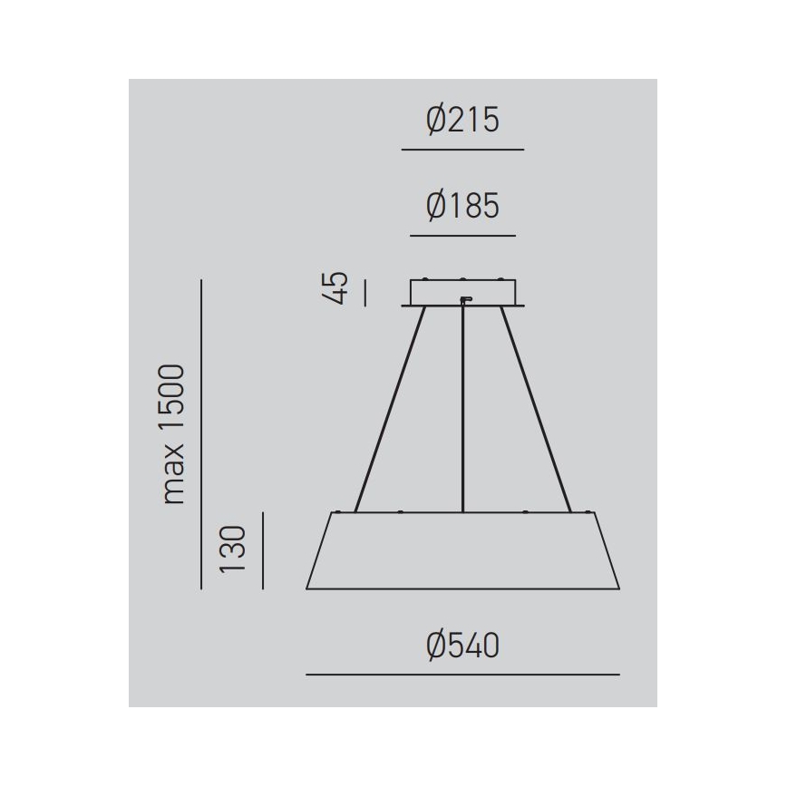 Gea Luce JULIETTE S B - LED Reguliuojamas pakabinamas sietynas JULIETTE LED/50W/230V balta