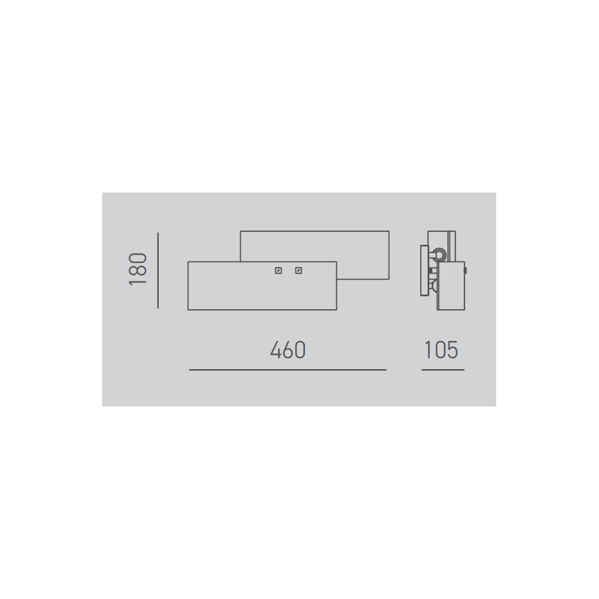 Gea Luce LARA A P oro - Sieninis šviestuvas LARA 2xE14/42W/230V auksas