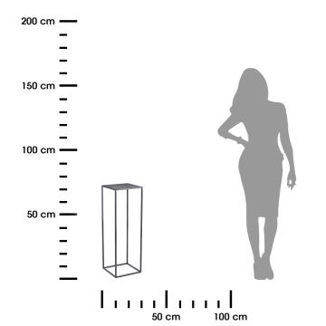 Gėlių stovas 70x24 cm antracitas