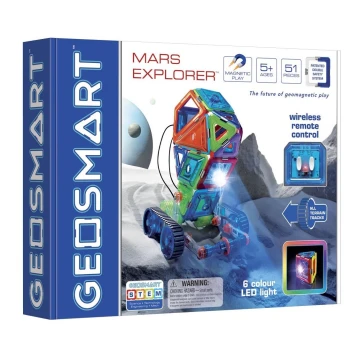 GeoSmart - Magnetinis pastato rinkinys Mars Explorer 51 vnt.