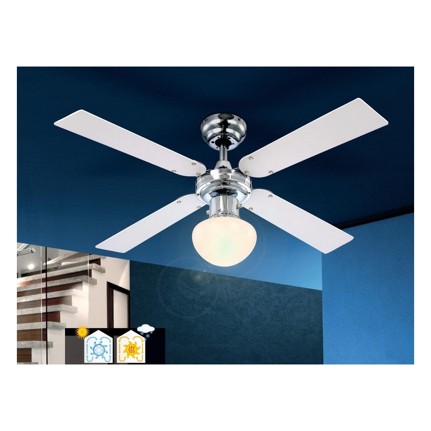 Globo 0330 - Lubinis ventiliatorius CHAMPION 1xE27/60W/230V