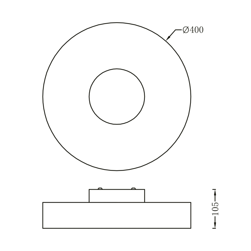 Globo - LED lubinis šviestuvas LED/24W/230V