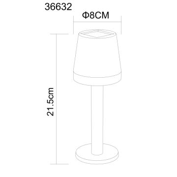 Globo - LED apšvietimas, įkraunamas saulės energija LED/0,5W/3,2V 3000K IP44 juoda