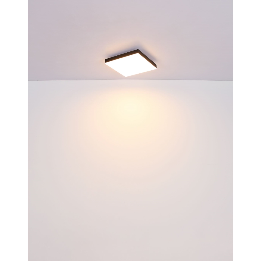 Globo - LED lubinis šviestuvas LED/18W/230V 30x30 cm juoda