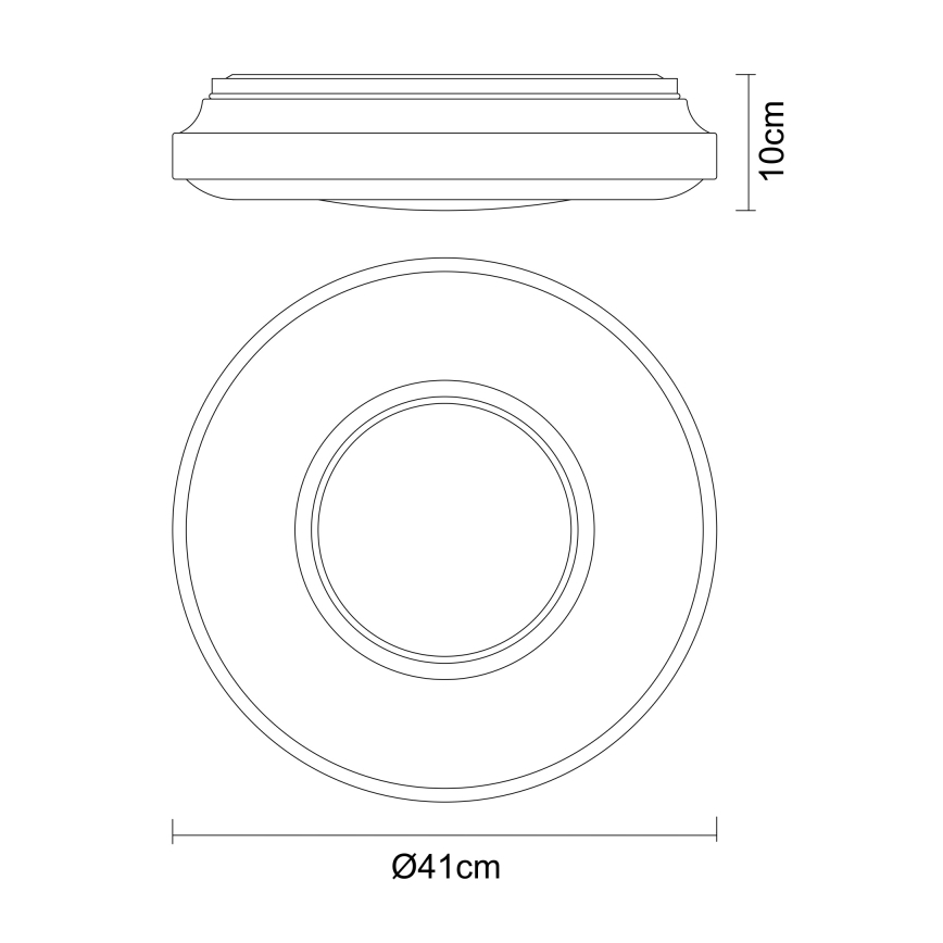 Globo - LED lubinis šviestuvas LED/24W/230V