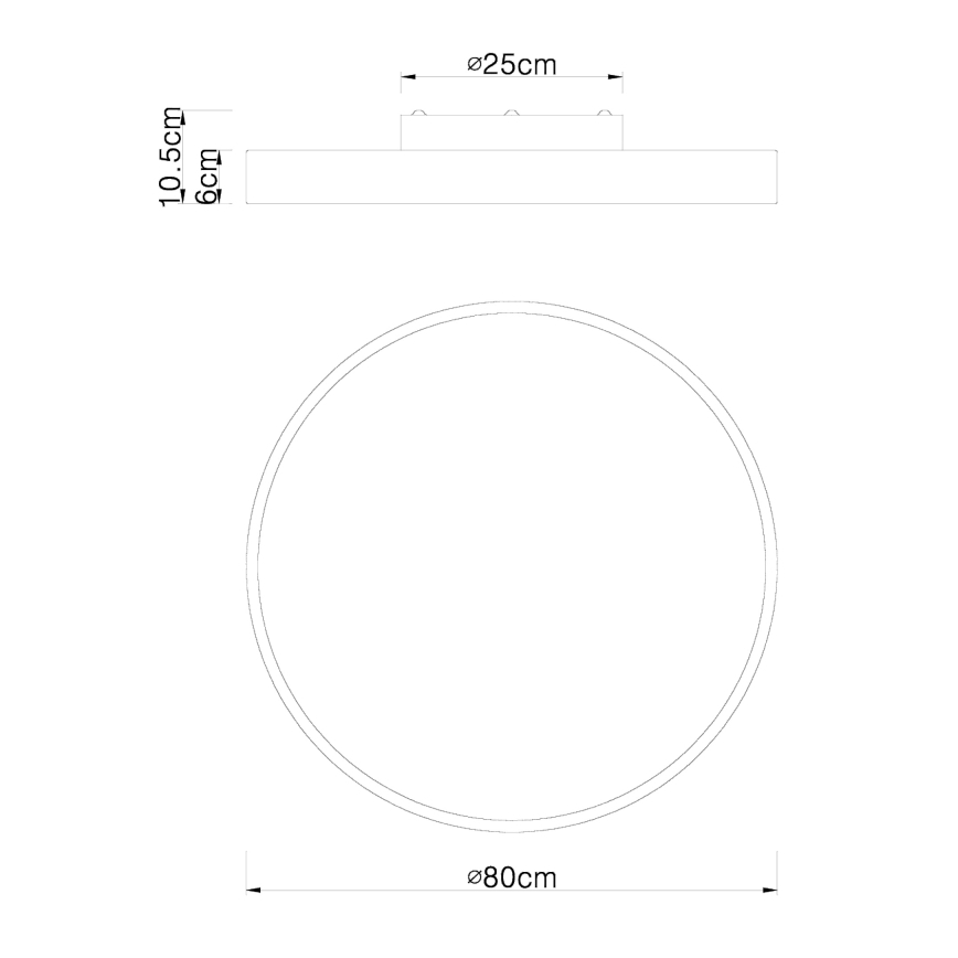 Globo - LED Reguliuojamas lubinis šviestuvas LED/60W/230V 3000-6000K + valdymo pultas