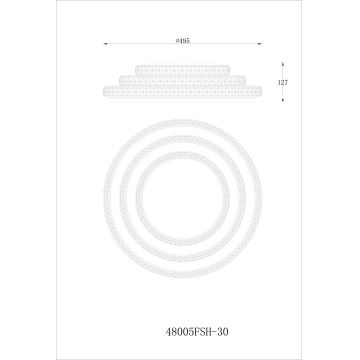 Globo - LED Pritemdomas lubinis šviestuvas LED/30W/230V TUYA Wi-Fi + nuotolinio valdymo pultas