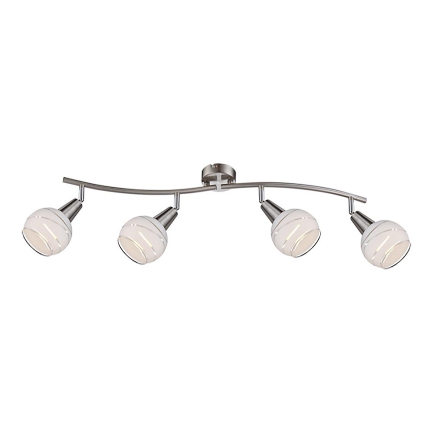 Globo 54341-4 - Lubinis LED šviestuvas ELLIOTT 4xE14/4W/230V