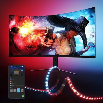 Govee - Dreamview G1 Smart LED RGBIC Monitoriaus apšvietimas 27-34" Wi-Fi