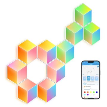 Govee - KOMPLEKTAS 10x LED šviestuvas Glide Hexa Pro LED Smart RGBIC Wi-Fi