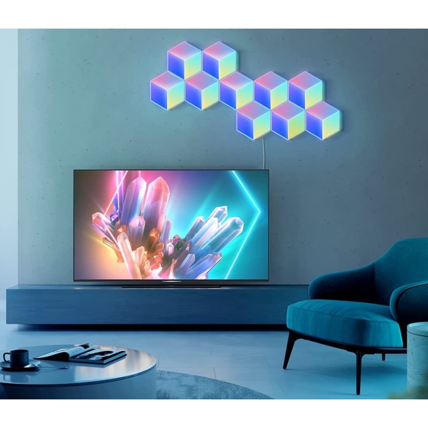 Govee - KOMPLEKTAS 10x LED šviestuvas Glide Hexa Pro LED Smart RGBIC Wi-Fi