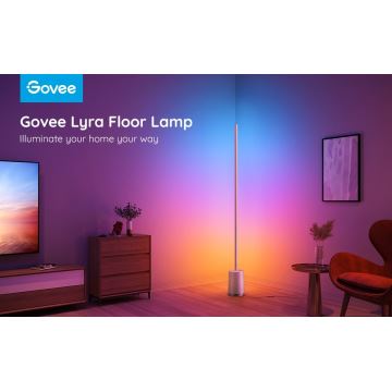 Govee - LED pritemdomas toršeras Lyra Smart RGBICWW 2200-6500K Wi-Fi + nuotolinio valdymo pultas