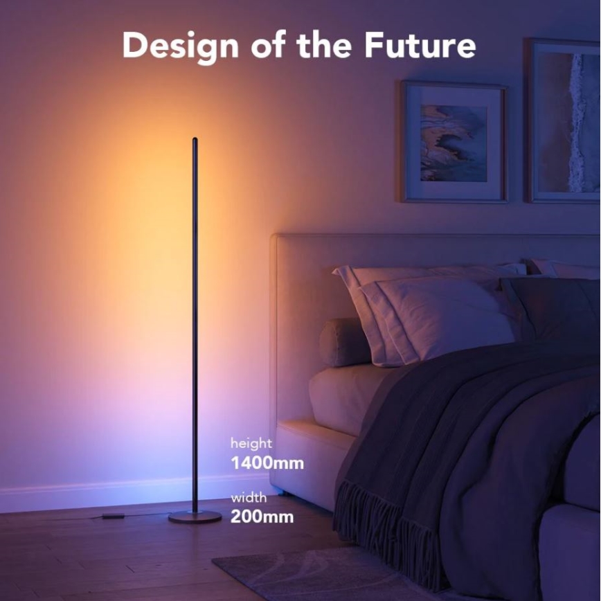 Govee - RGBICW Smart Kampas Floor Lamp Wi-Fi