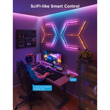 Govee - Smart Gaming (4+1) Sieninis šviestuvas RGBIC Wi-Fi