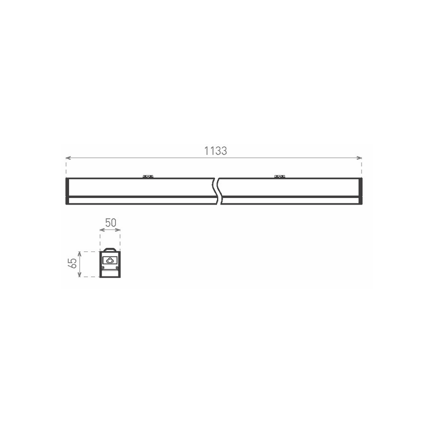 Greenlux GXPR068 - LED Liuminescencinis šviestuvas PROFI LINEAR II LED/36W/230V 4000K