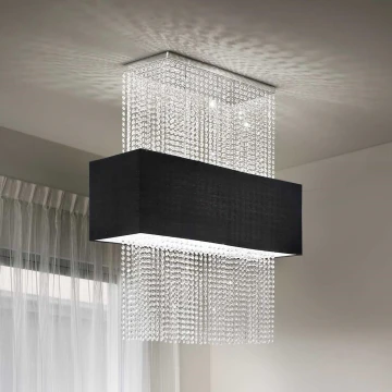 Ideal Lux - Krištolinis lubų šviestuvas PHOENIX 5xE27/60W/230V