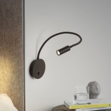 Ideal Lux - LED Lanksti maža lempa FOCUS LED/3,5W/230V CRI 90 juoda