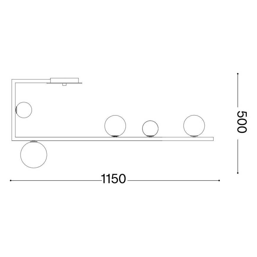 Ideal Lux - LED sietynas BIRDS 5xG9/3W/230V