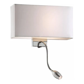 Ideal Lux - Sieninis šviestuvas 1xE27/60W/230V + 1x1W/LED