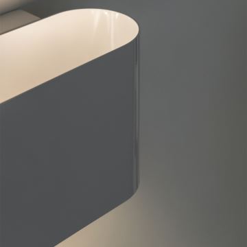 Ideal Lux - Sieninis šviestuvas 2xE27/60W/230V balta