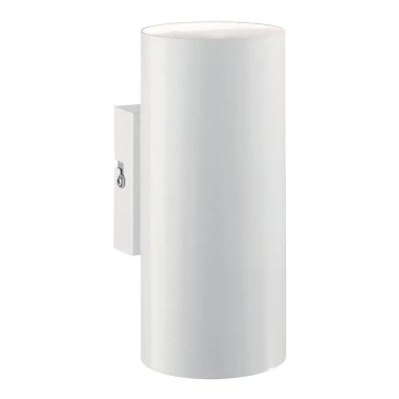 Ideal Lux - Sieninis šviestuvas 2xGU10/28W/230V balta
